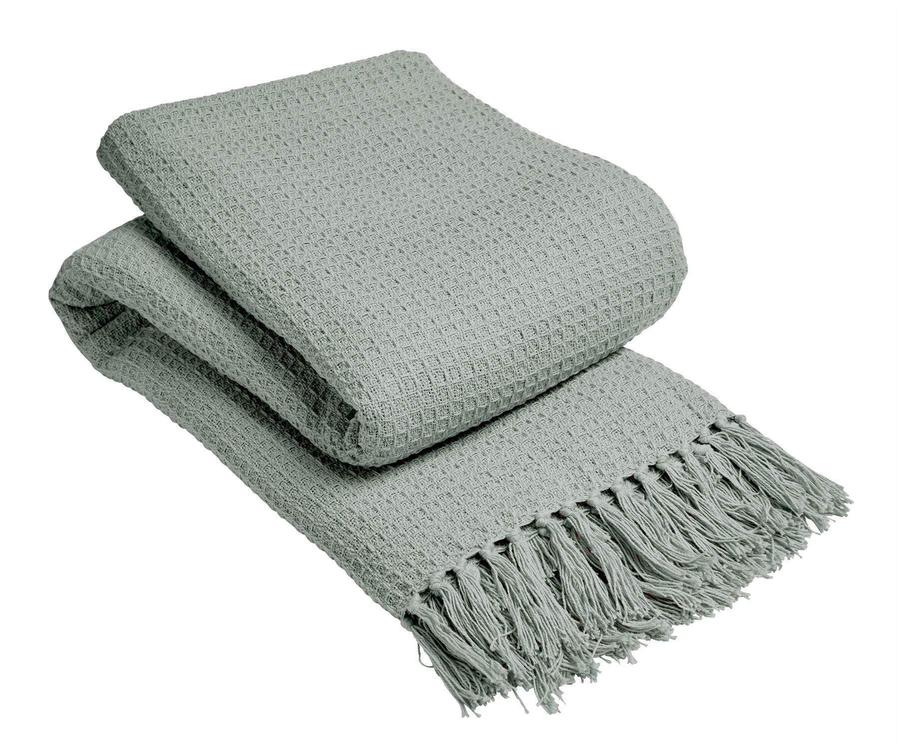 LOOMWORKS LTD – wholesale Throw blanket – Lisbon Pure Cotton Honeycomb Throw22