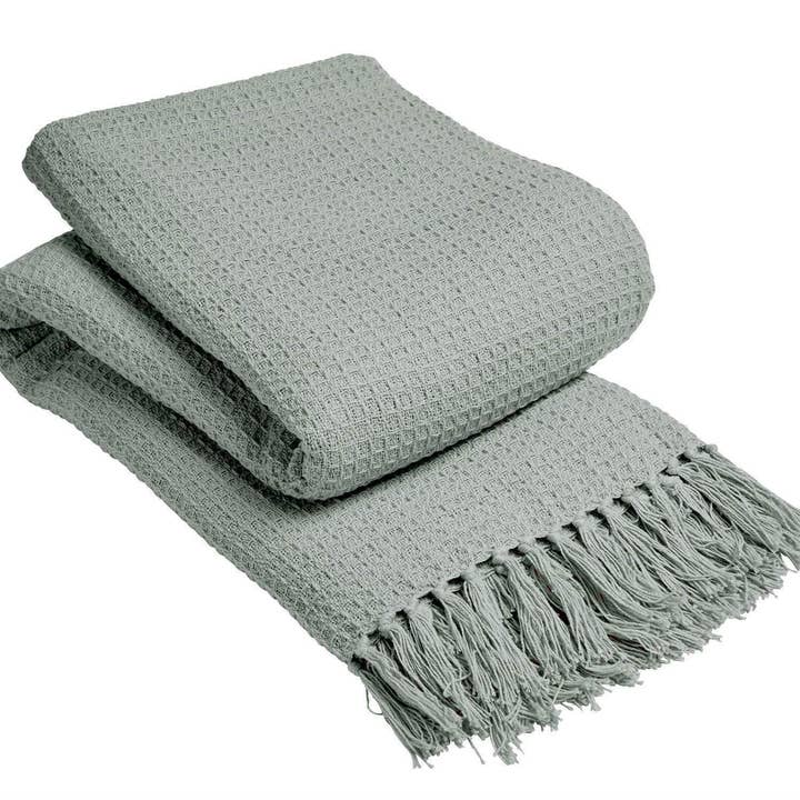 LOOMWORKS LTD – wholesale Throw blanket – Lisbon Pure Cotton Honeycomb Throw22