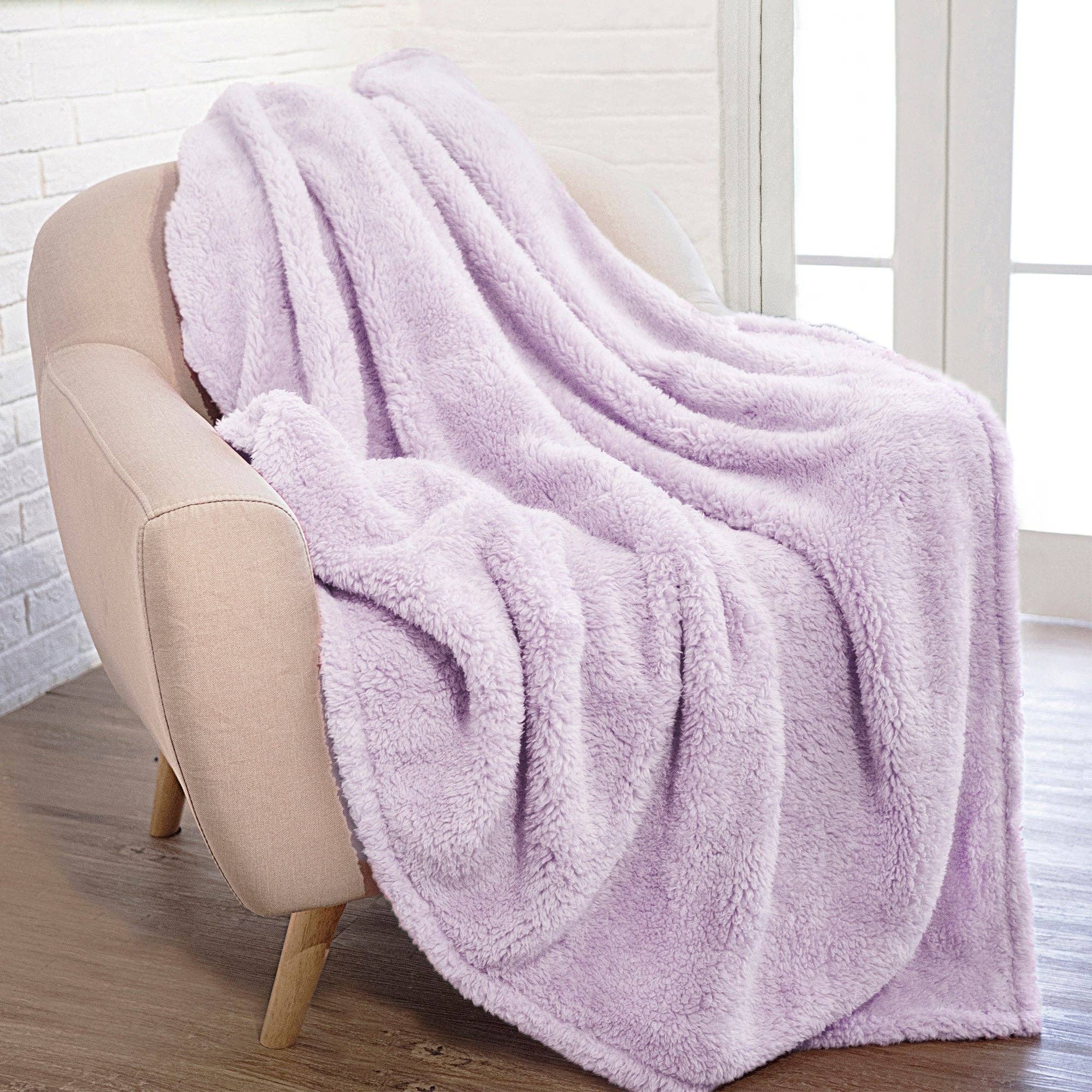 Pavilia - Wholesale Throw Blanket - Plush Shaggy Sherpa Blanket7