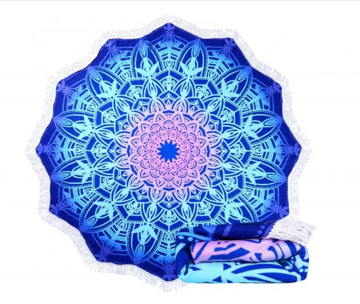 VIGOR - Wholesale Beach Towel - High Quality Round Bohemian Blanket Hippie Indian Throw Blan3