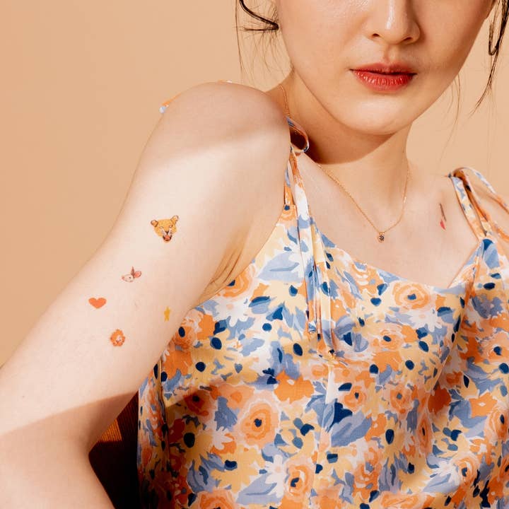 PAPERSELF – Engroshandel Midlertidig tatovering – Zoo Midlertidige Tatoveringer Klistermærker3