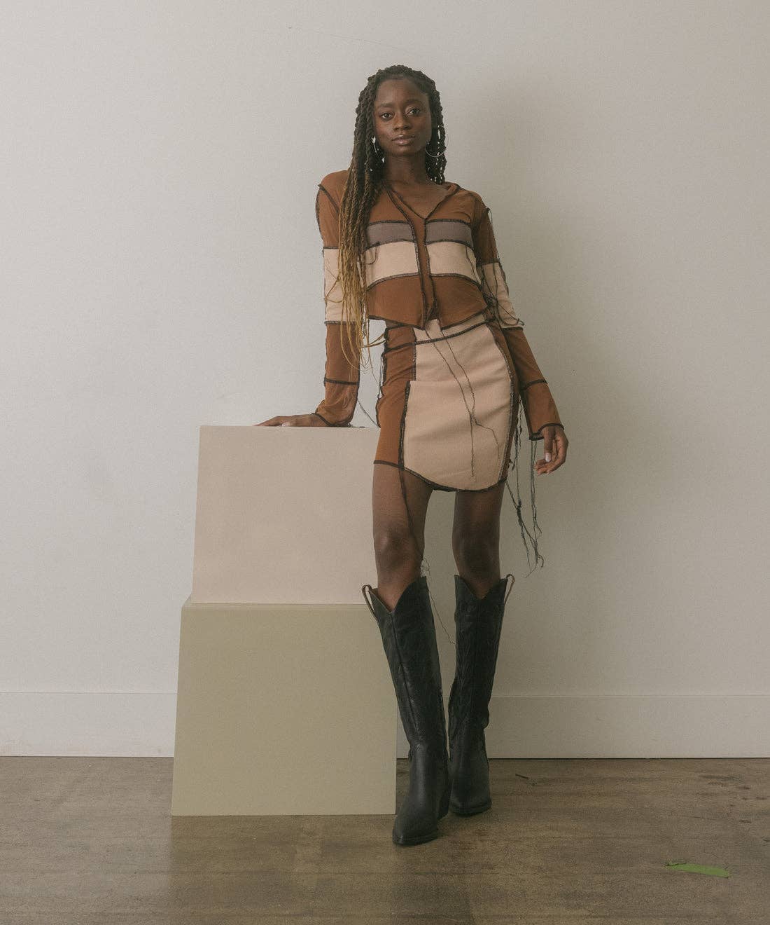 The Samara Black | Embroidered Western Tall Boot for wholesale on Faire1