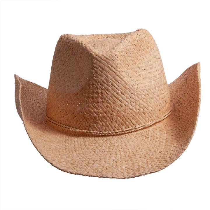 Rafia Straw Cowboy Hat - Style Belle for wholesale by American Hat Makers