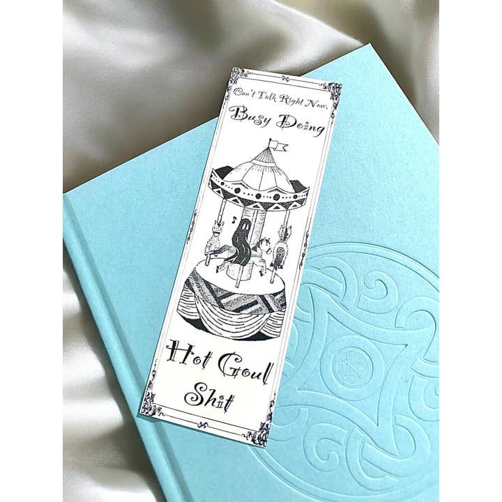 Hot Goul Ghost Bookmark: Whimsical Art for Book Lovers for wholesale by Solo Souls