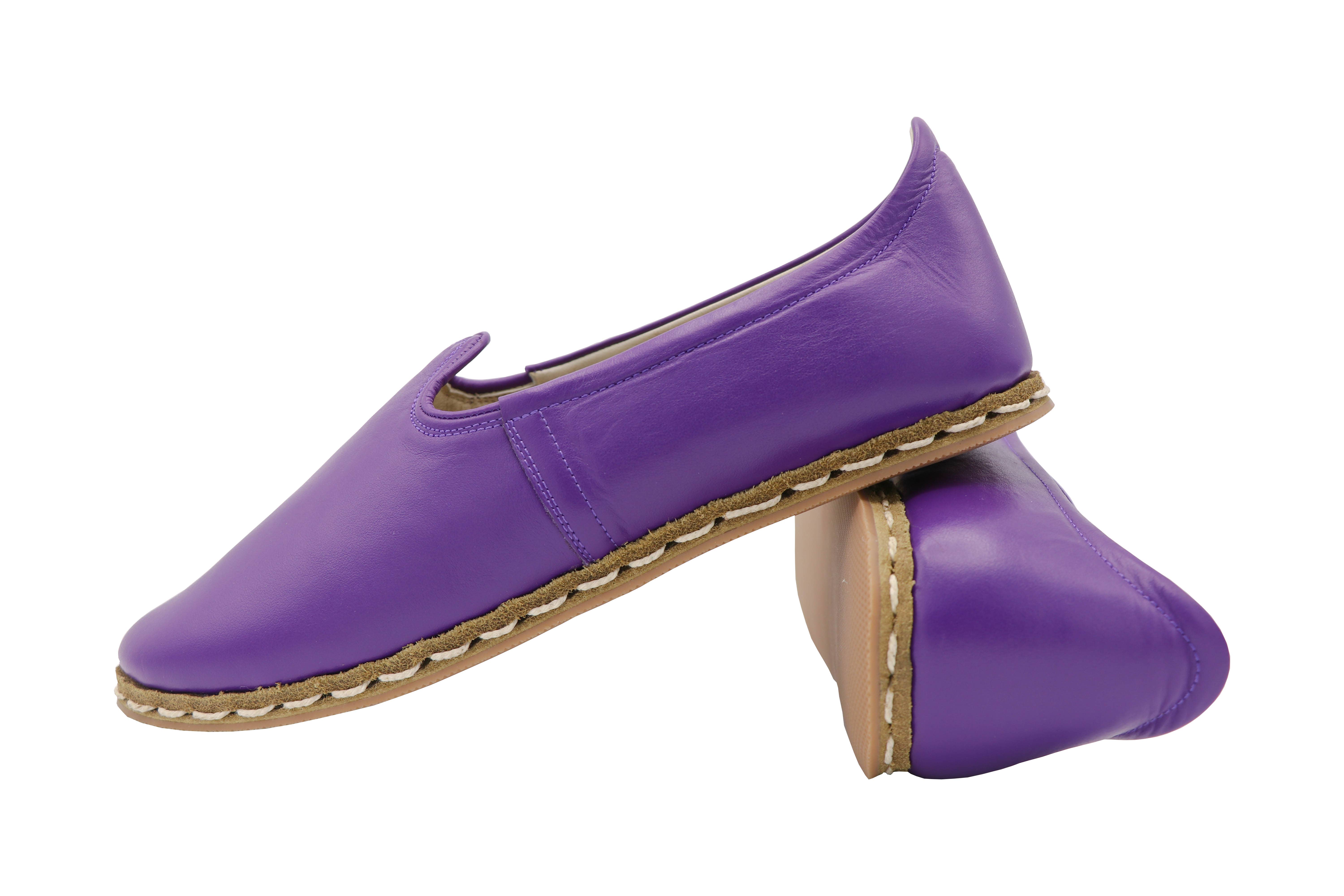 Gizze - Venta al por mayor Calzado plano - Mujer - Cuero Clásico - Bizancio Morado1