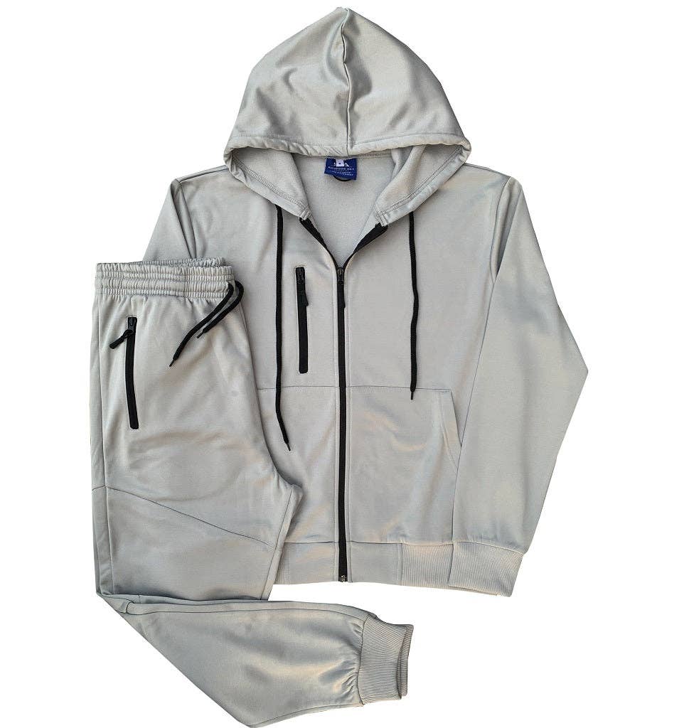 Royal Threads – Engroshandel Træningsdragt – til mænd – Mænds 2-delt Jogger stil Fleece Sweatsuit9