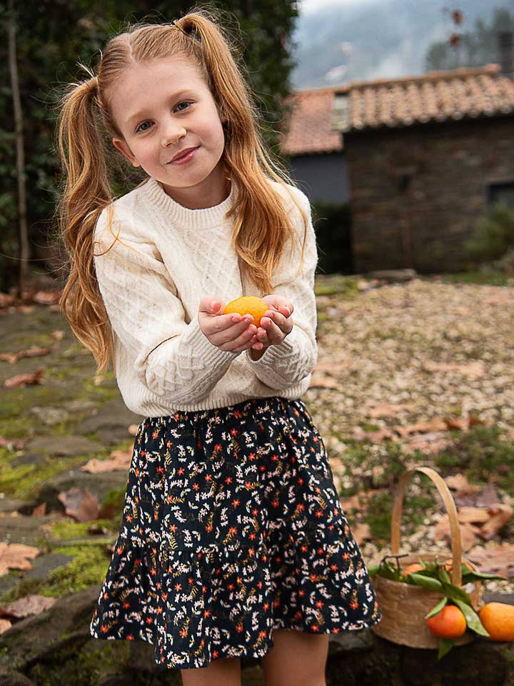 Ativo Kids - Wholesale Skirt - Kids - KG-C6145-61 - Kid Girl | Fabric Skirt 4-14A0