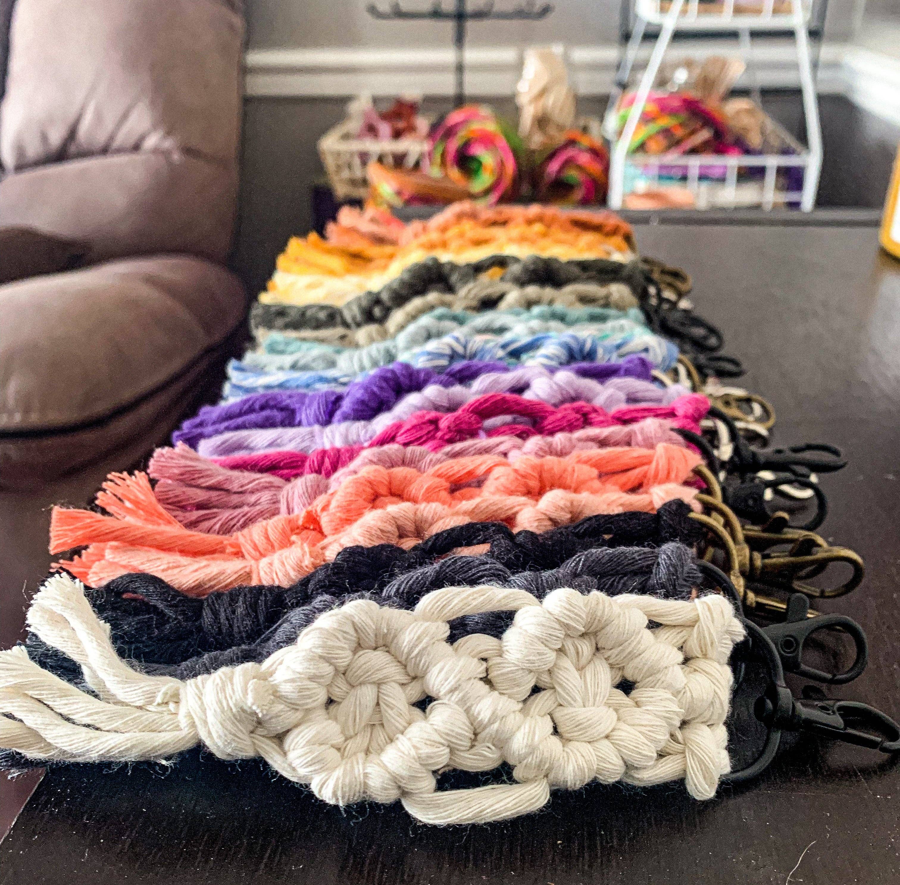 Why Knot - Wholesale Keychain - Women's - Handmade Macrame Boho Keychain2