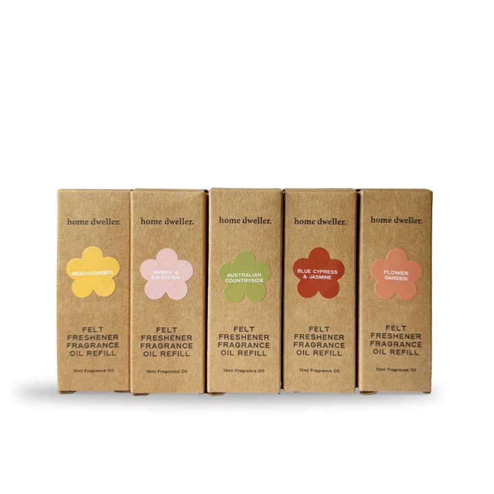 Home Dweller - Wholesale Air freshener - Felt Freshener + Refills + Testers Starter Pack10