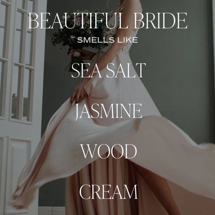 Sweet Water Decor - Wholesale Jar/Filled Candle - Beautiful Bride 9 oz Soy Candle - Gifts & Home Decor2