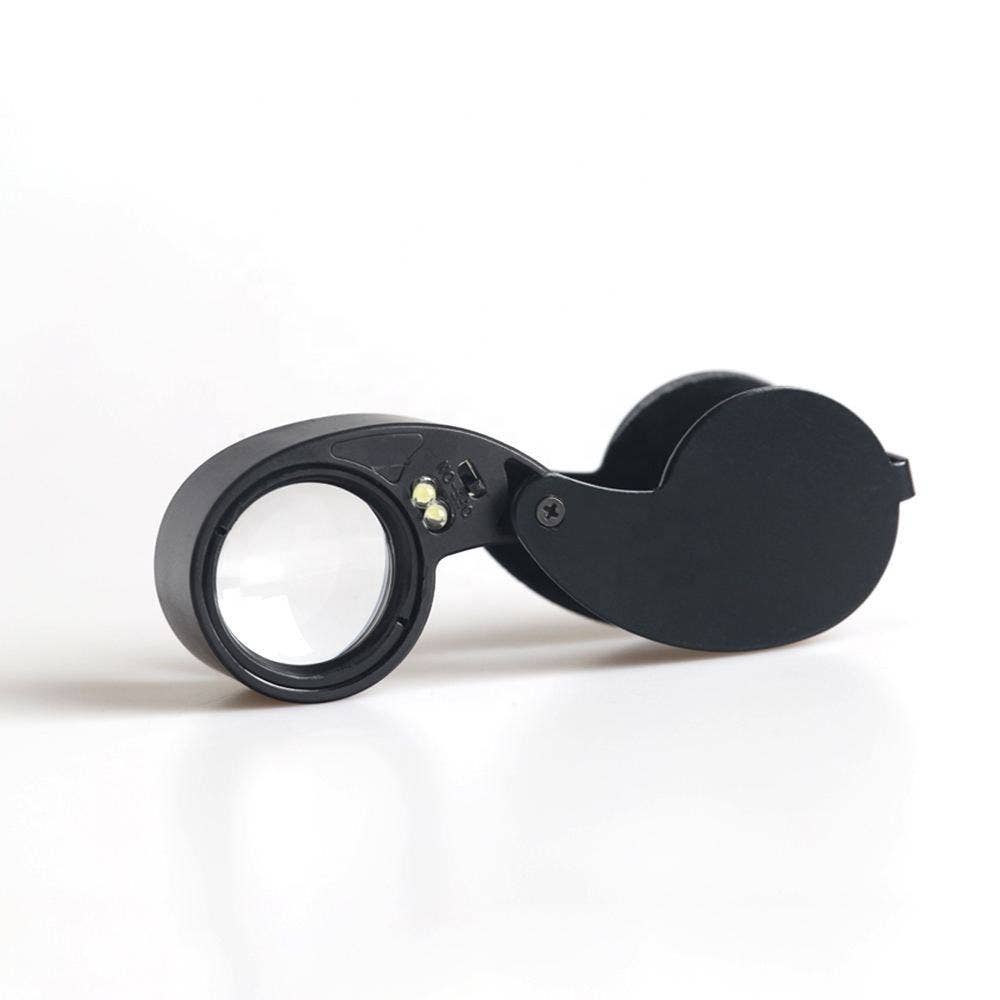 VIGOR - Wholesale Magnifying Glass - Illuminated 40 X Jewelers Eye Loupe Magnifier Glasses2