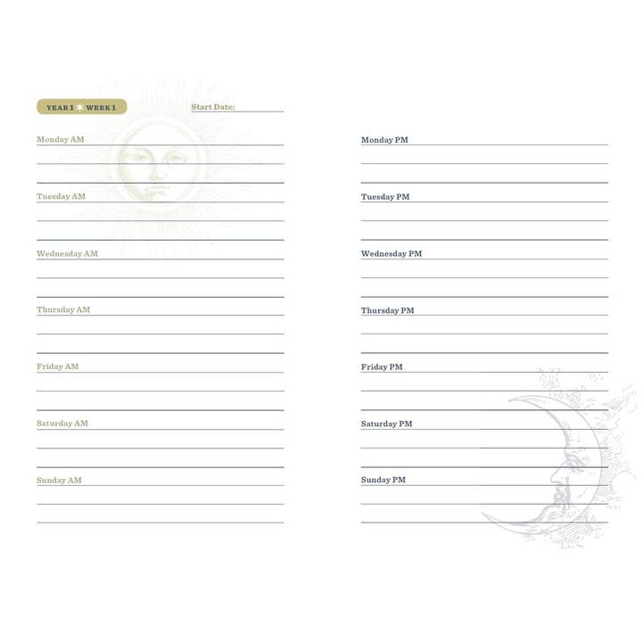 Microcosm Publishing & Distribution - Wholesale Journal/Diary - Sun & Moon Journal: A Three-Year Chronicle2