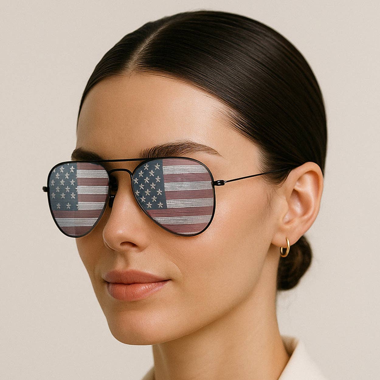 Black Patriot Eyes – Aviator Sunglasses for wholesale on Faire1