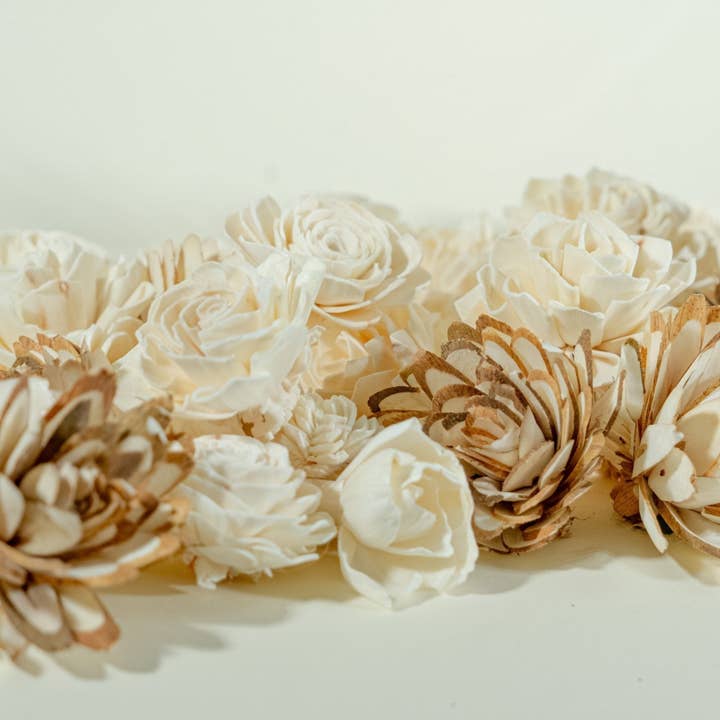 Sola Wood Flowers - Wholesale Artificial Flowers - 50 Random Assortment