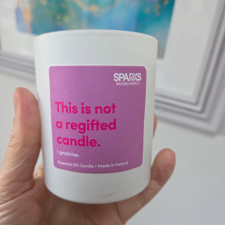 Questa non è una candela riciclata - lo prometto per la vendita all'ingrosso da parte di Wizard & Grace Wellbeing