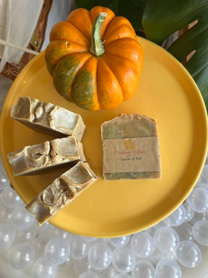 Leaves of Fall for wholesale by Hibiscus Artisan Soaps