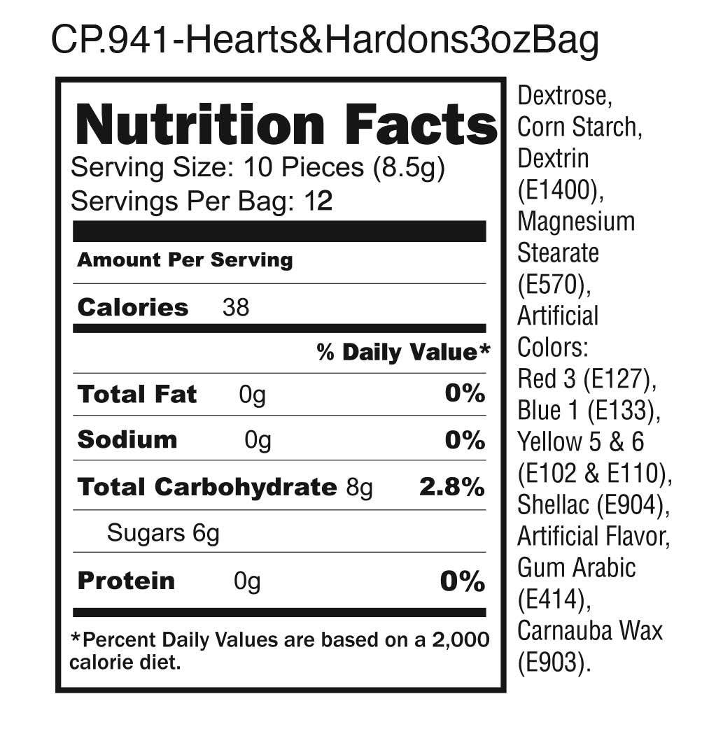 Little Genie Productions - Vente Bonbons durs - Bonbons de la Saint-Valentin Hearts & Hard-Ons - sachet de 85g2