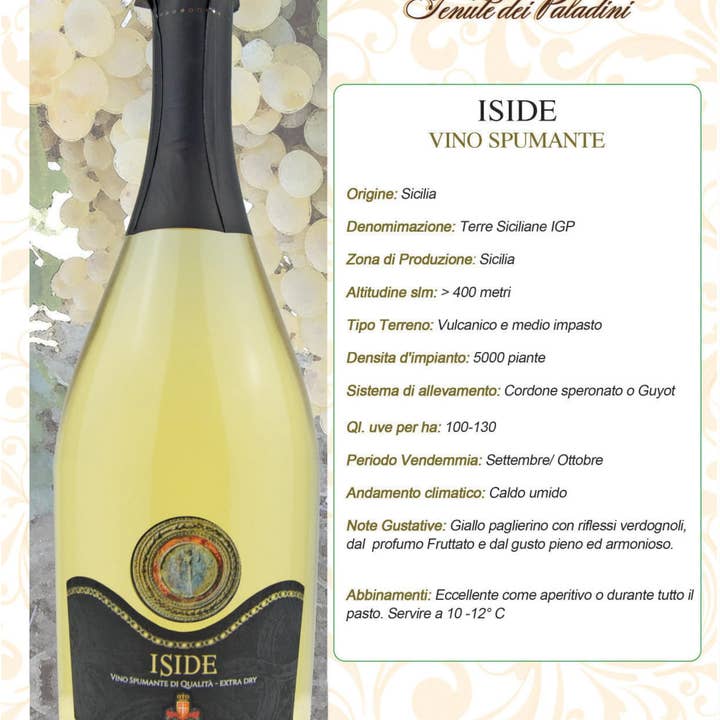 Tenute dei Paladini - Wholesale Champagne/Sparkling Wine - Isis1