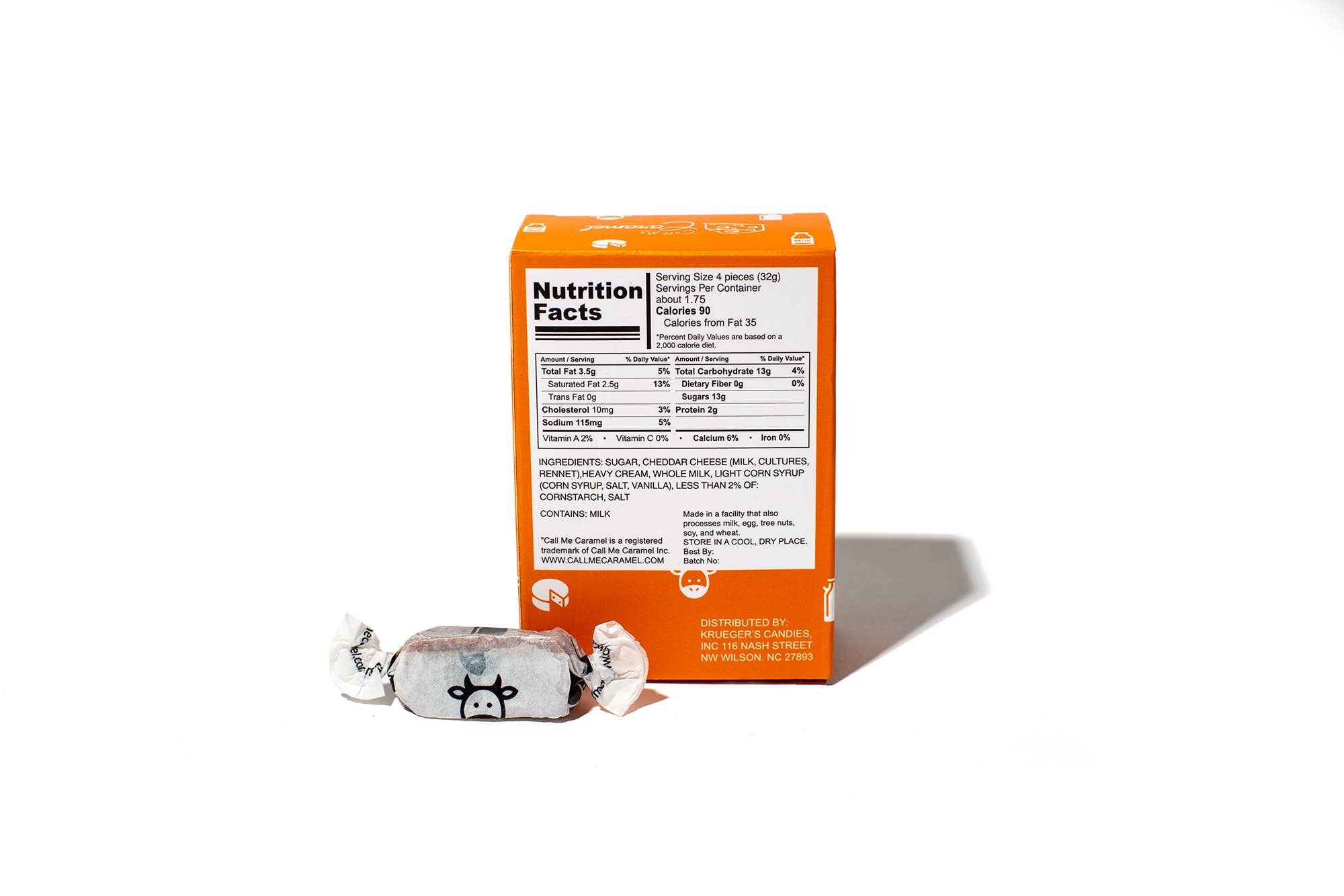 Call Me Caramel, Inc – wholesale Karamell – Prärie Breeze Cheddar ost karamell 2oz Box1