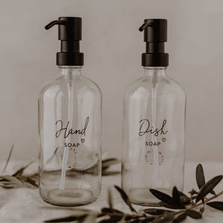 Eulenschnitt - Wholesale Soap Dispenser - Soap dispenser hand soap transparent 500ml (PU = 6 pcs)5