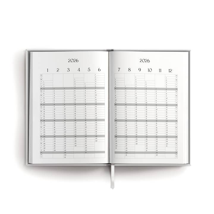 Love & Story Design - Wholesale Planner - Hardback A5 Planner 2026 Calm Current7