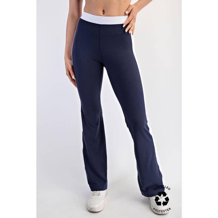 Rae Mode - Wholesale Athletic Pants - Women's - BUTTER SOFT SIDE STRIPE FLARE LEGGINGS17