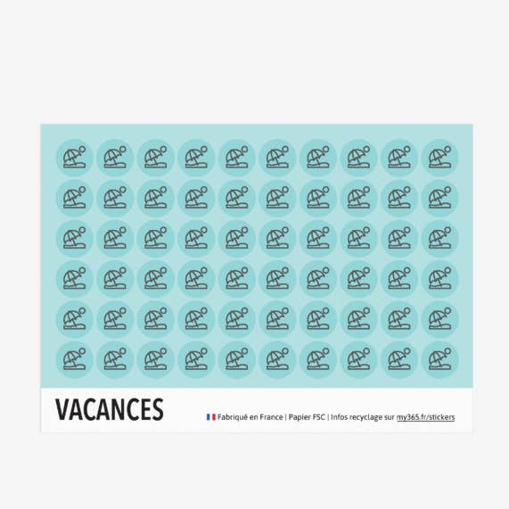 The "Holidays" stickers for wholesale by My 365