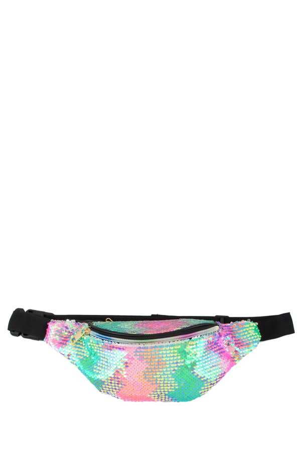 Rainbow Sequin Fanny Pack 862 for wholesale on Faire0