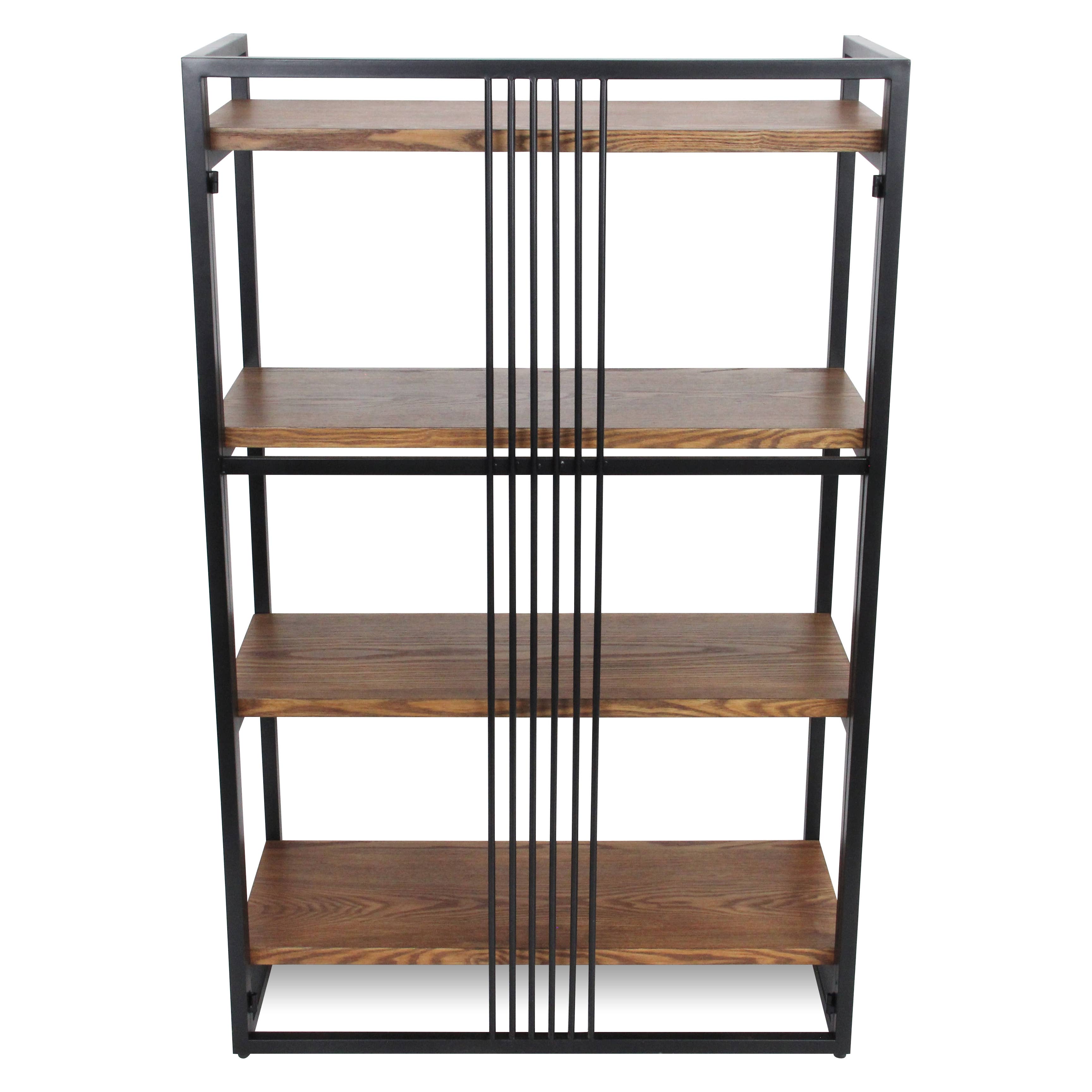 Cheungs Home Decor - Wholesale Free Standing Shelf - Lauxel Metal Framed Wood Shelf10