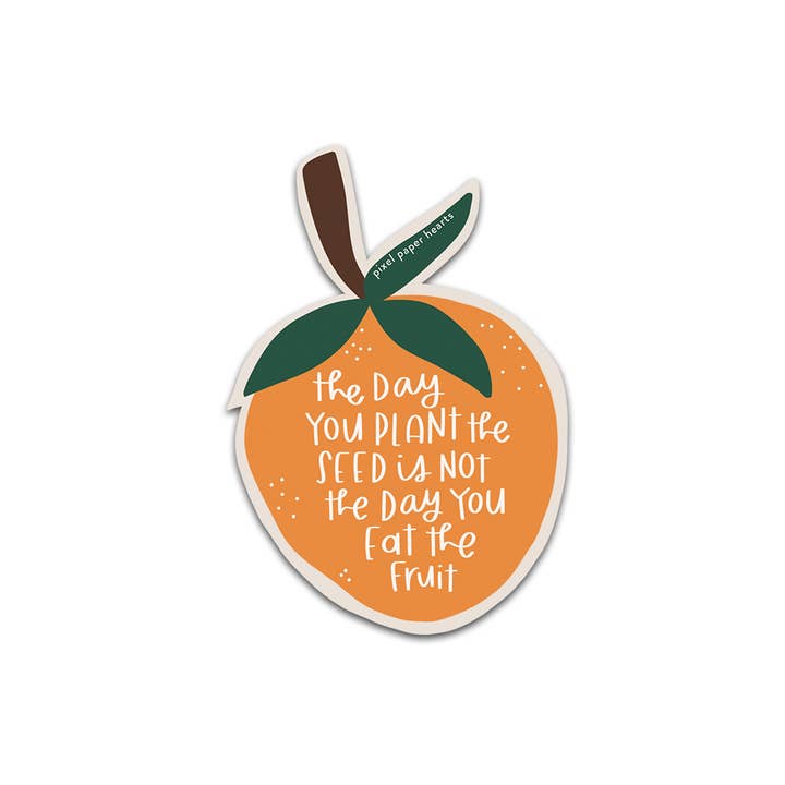 Eat The Fruit Sticker for wholesale by pixel paper hearts