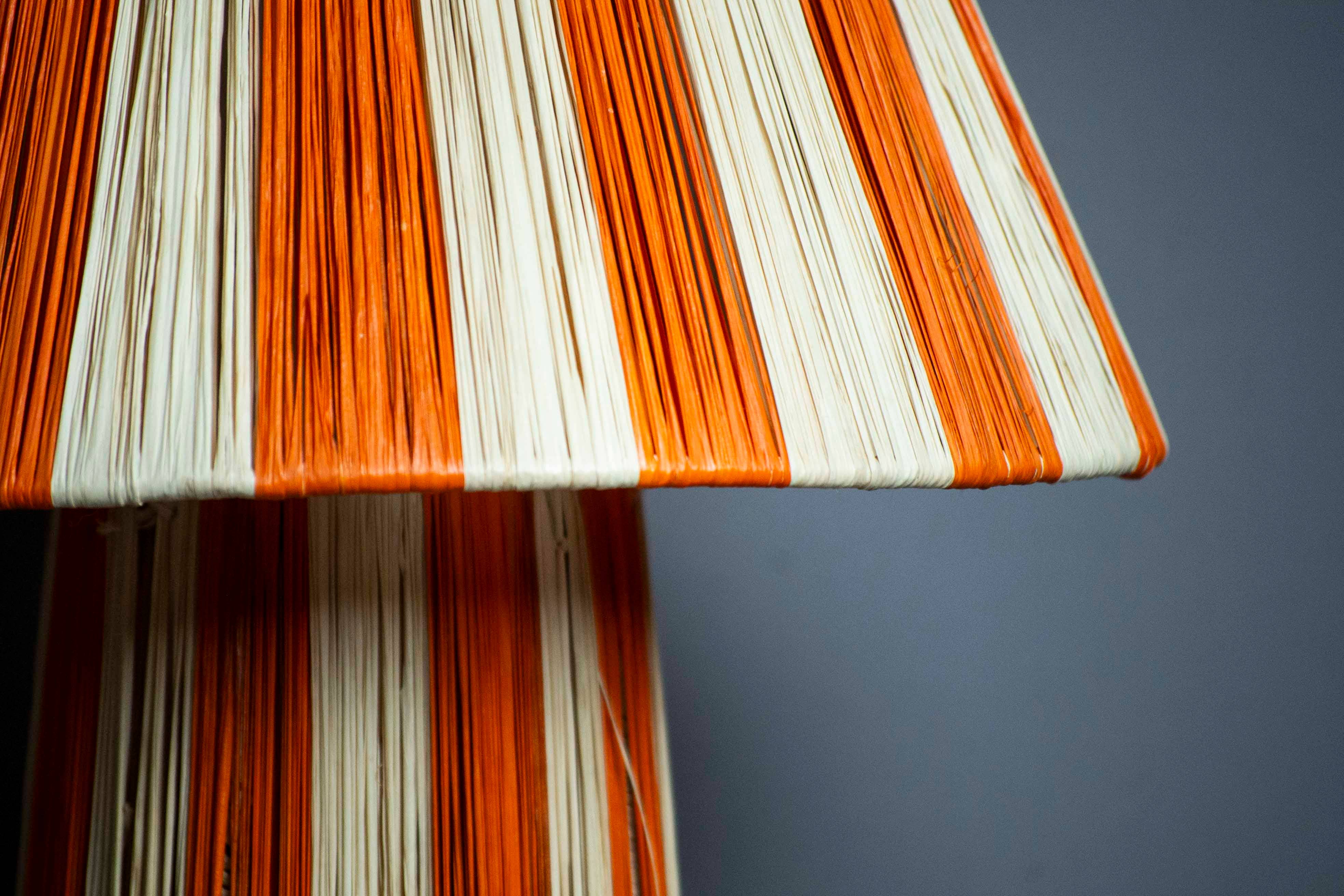 bazarifinagh - Wholesale Lamp Shade - Moroccan Handmade Table Lmap Shade Made From Raffia 2