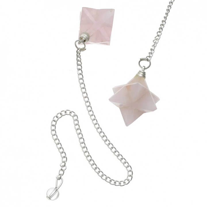UniArt - Wholesale Spiritual Stone/Crystal - Merkaba pendulum in semi-precious stone