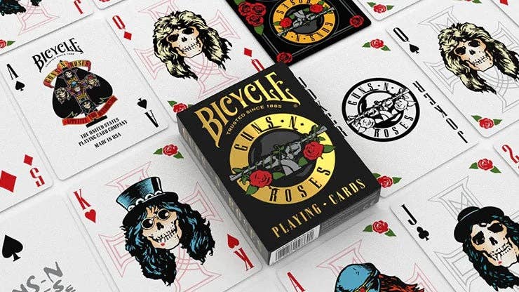 Cardshouse - Wholesale Playing Cards - Guns N' Roses Playing Cards Bicycle2