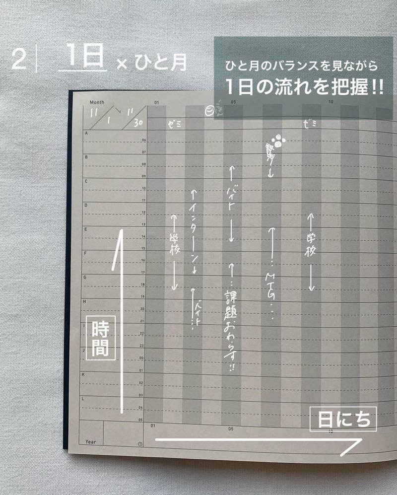 SIKIGU - Wholesale Notebook - PAD NOTE / PROJECT PLAN_Free schedule notebook, Gantt chart6