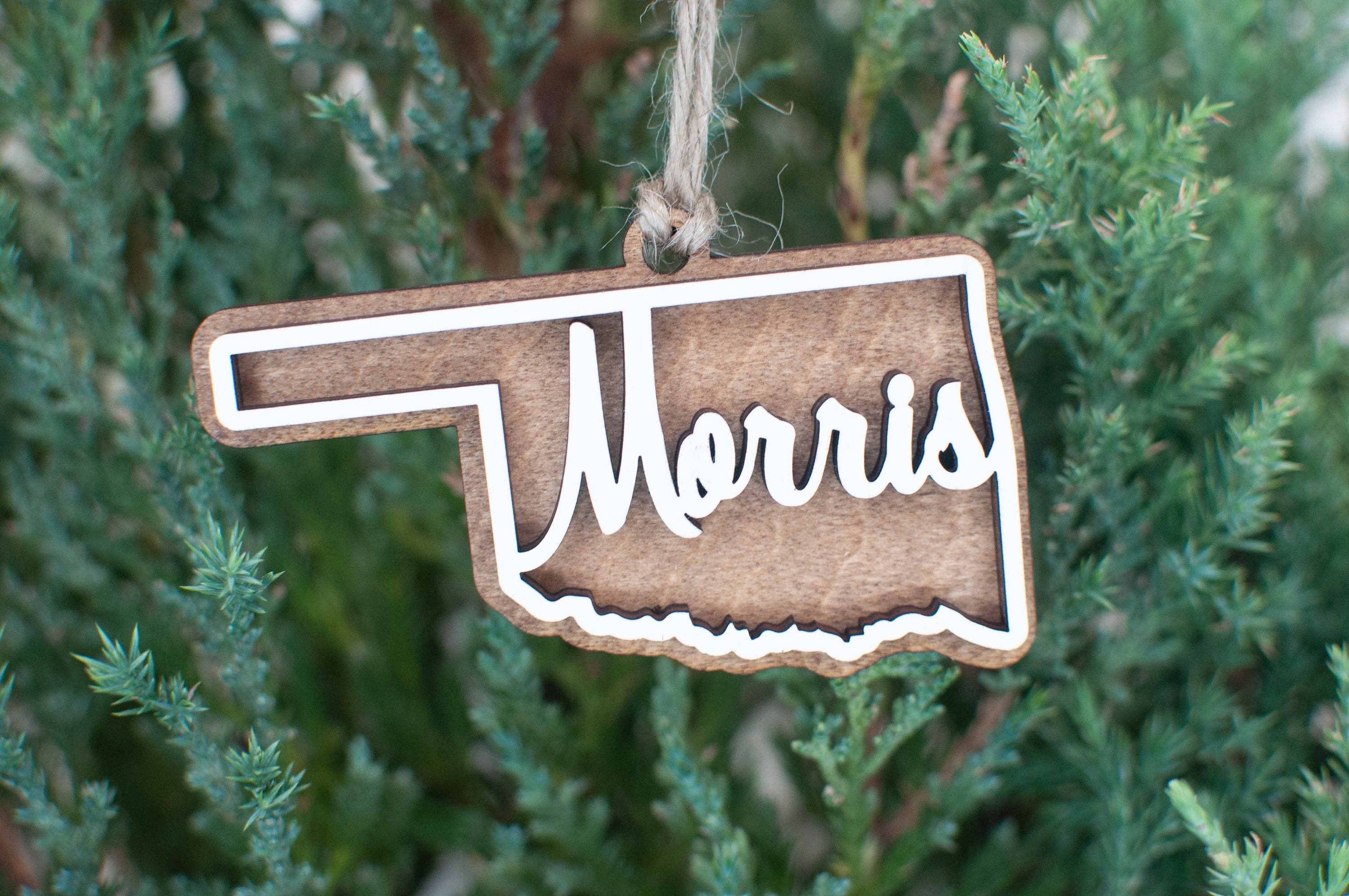 The Little Ornament Shop - Wholesale Ornament - Custom City and State Ornament2