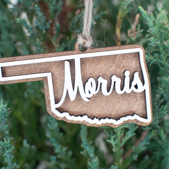 The Little Ornament Shop - Wholesale Ornament - Custom City and State Ornament2