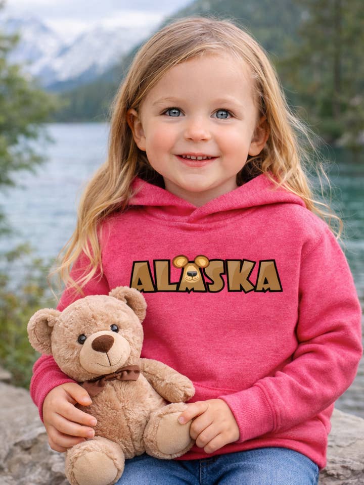 Alpha Bear Customizable Toddler Hoodie for wholesale by MT Brand Apparel