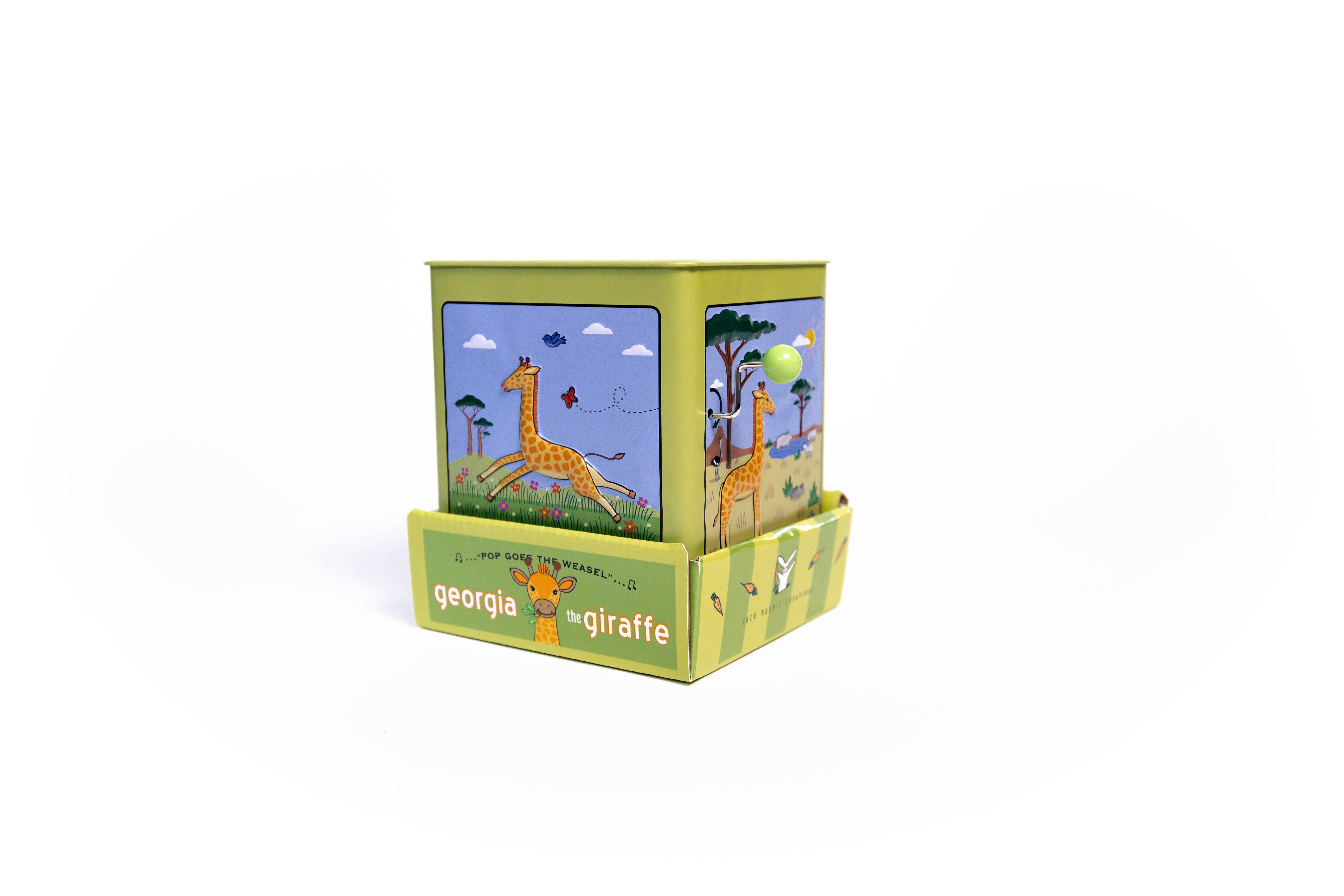 Jack Rabbit Creations - Vente Jouet classique – enfant - Girafe Jack dans la boîte4