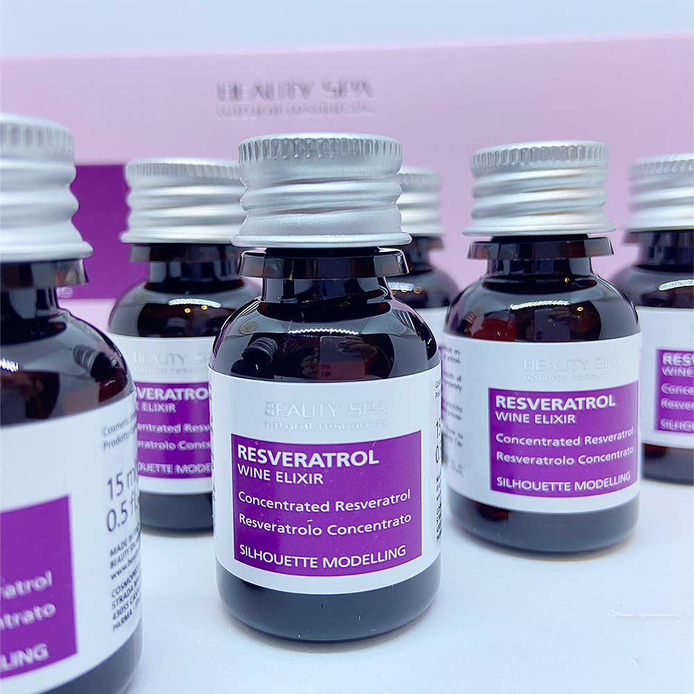 SPA INDUSTRY - Wholesale Facial Serum/Concentrate - Beauty Spa FACE & BODY CONCENTRATED RESVERATROL, 6x15 ml2