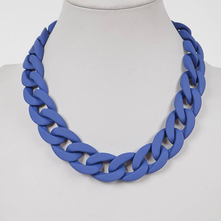 3AM BY H&D ACCESSORIES - Wholesale Link & Chain Necklace - Oversized Color Chain Necklace2