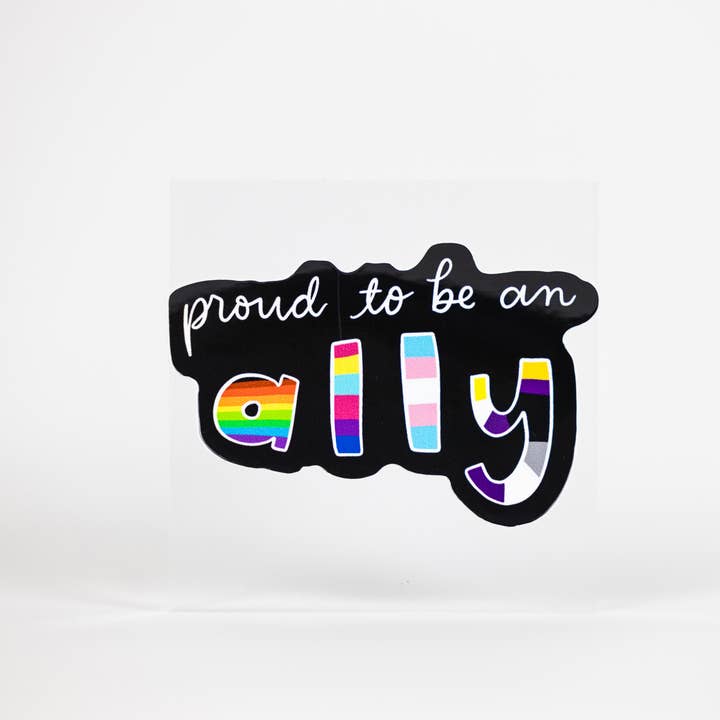 Anna Parade - Wholesale Sticker - Proud to be an ally vinyl sticker1