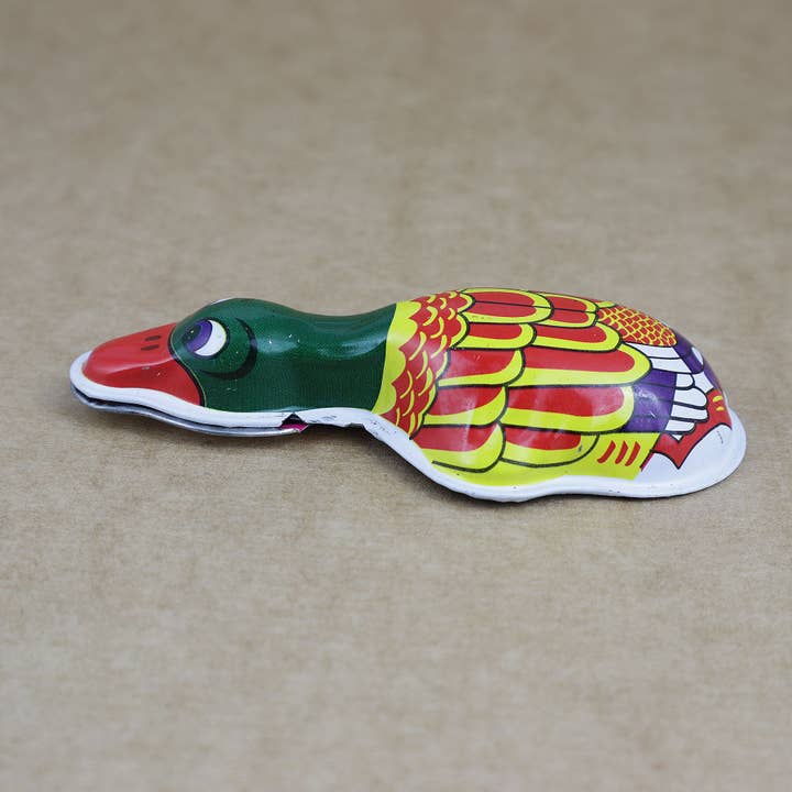 Tribal Trade GmbH - Wholesale Decorative Figurine - Tin toy snap duck green red clicker tin animal8