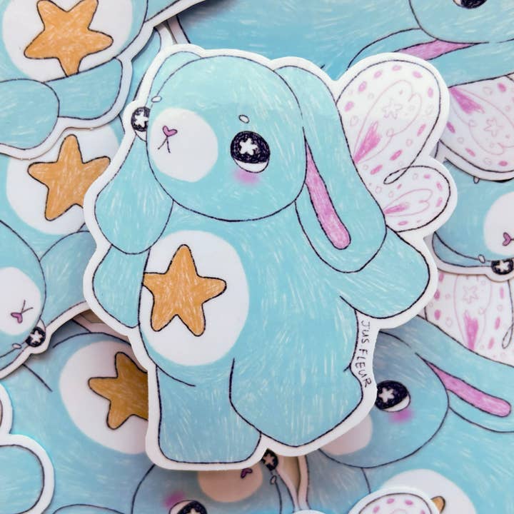 Feeënkonijn sticker voor wholesale door JusFleur