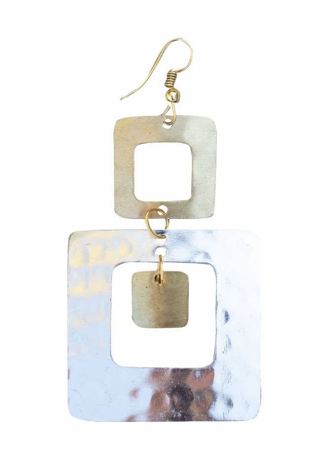 Moksha Imports - Vente Décorations de table - Double Carrés/Min.30