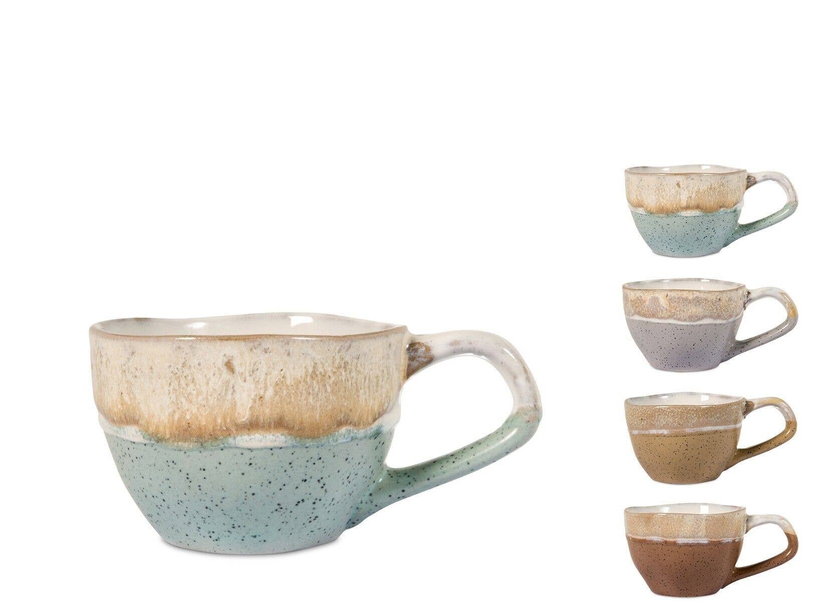 H&H - Wholesale Coffee Mug - Malika Coffee Cup in Stoneware 110 cc0