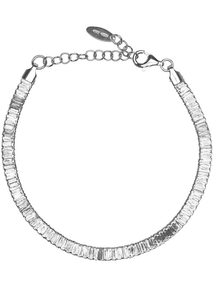 Pulsera de serpiente elegante plateada para venta al por mayor de XZOTA