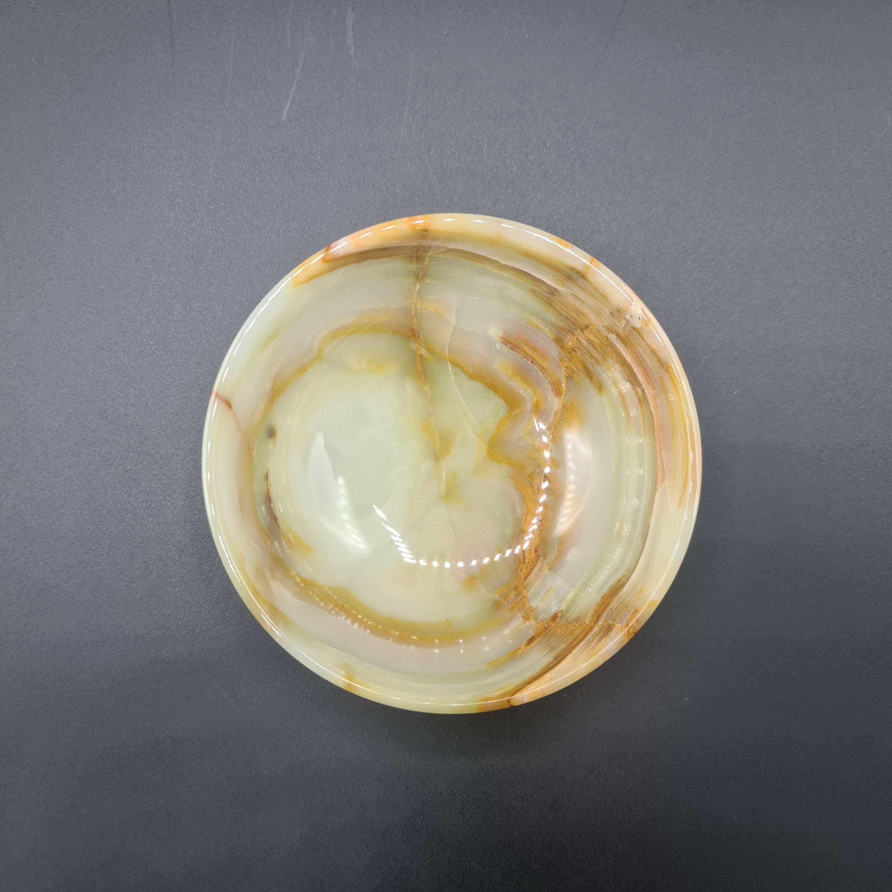 Gemstone Gifts Ltd. – wholesale Decorative plate/dish/bowl – Onyx Crystal Bowl 3" and 4"10