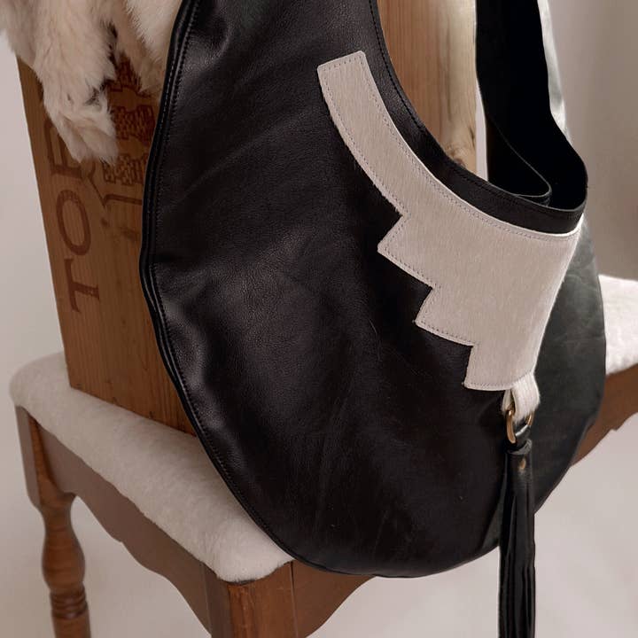 REVOLUTION : LEATHER TOTE for wholesale by Just Joey Rose