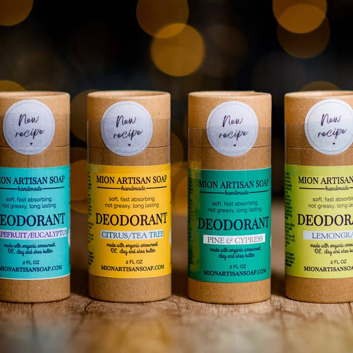 Deodorant | Aluminum Free, Baking Soda Free for wholesale by MION Artisan Soap