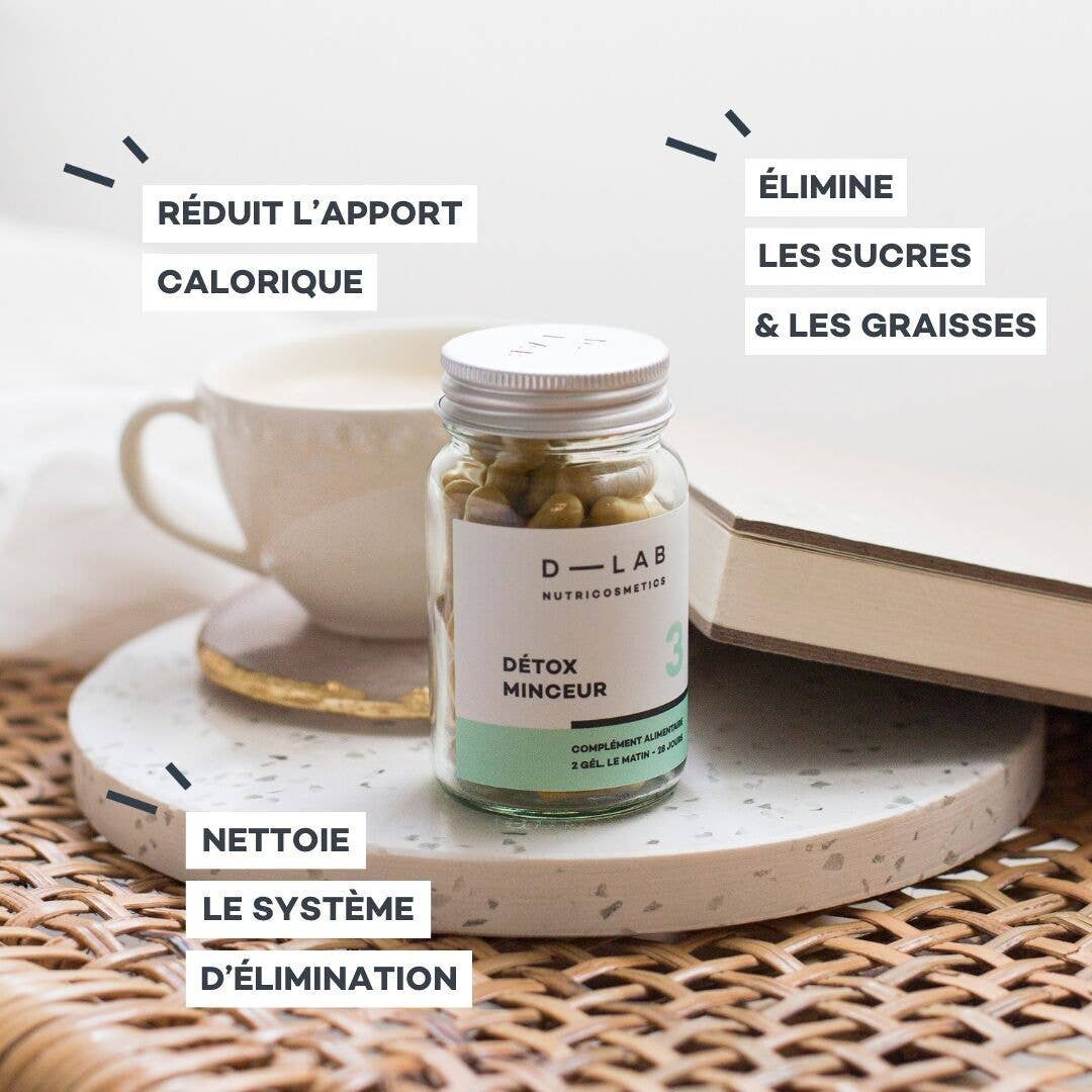 D-LAB NUTRICOSMETICS - Wholesale Voedingssupplement/vitamine - SLIMMING DETOX - Vetverwijdering1